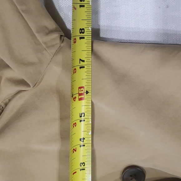 GAP Double-Breasted Tan Trench Coat Size XS - Picture 14 of 17